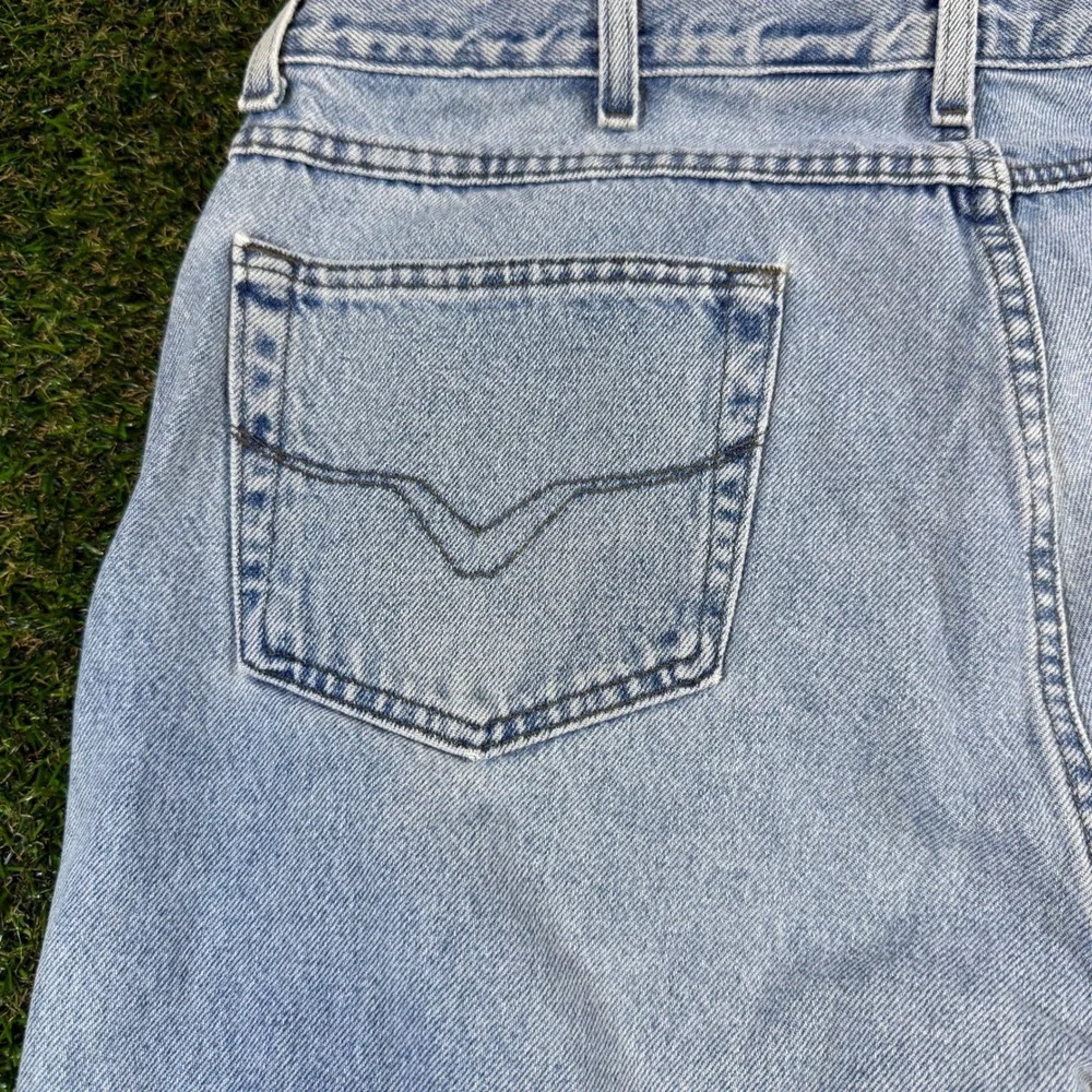 Harley-Davidson Mens Traditional Fit Light Wash Denim Jeans 38x30 Blue A6319